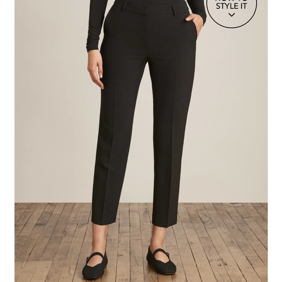 Anne Klein Pants - Anne Klein Grace Straight Ankle Black Dress Pants